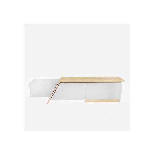 Hanah home tv polica zonas white sapphire oak Slike
