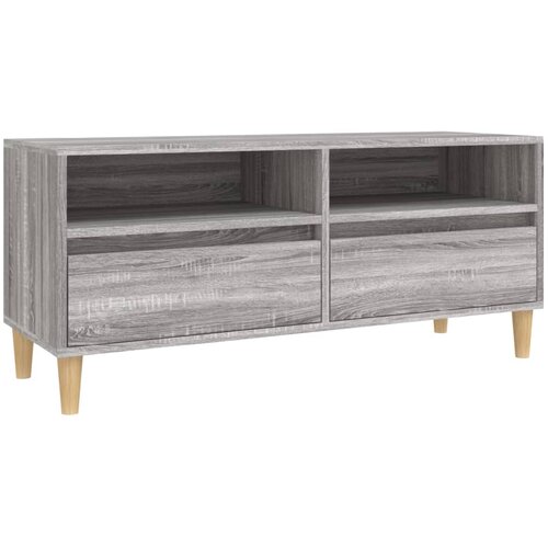 Maison Chic TV omarica - TV enota - Televizijska omarica siva sonoma 100x34,5x44,5 cm inženirski les, (21701694) Cene
