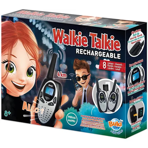 BUKI Walkie Talkie z baterijo za ponovno polnjenje