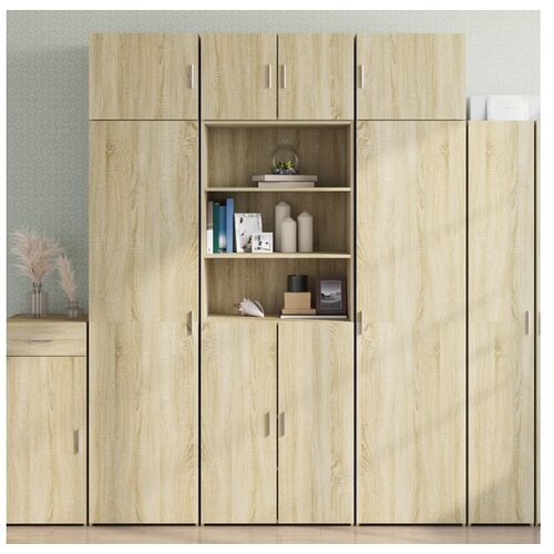 vidaXL za pohranu boja hrasta sonome 70 x 42 5 x 225 cm drveni Cene
