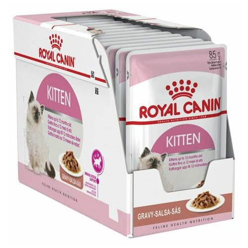 Royal Canin hrana u kesici za mačiće kitten instinctive - sosić 12x85g Slike
