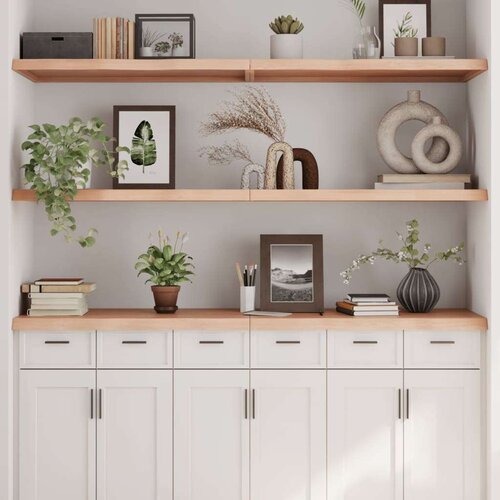  Polica 160x50x(2-4) cm neobrađena masivna hrastovina Slike