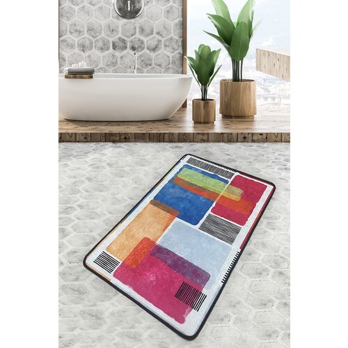 Opviq prostirka za kupatilo 80x100cm Šarena Slike