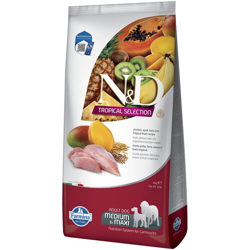 N&d Dog Tropska Selection piletina - 2 x 10 kg Cijene
