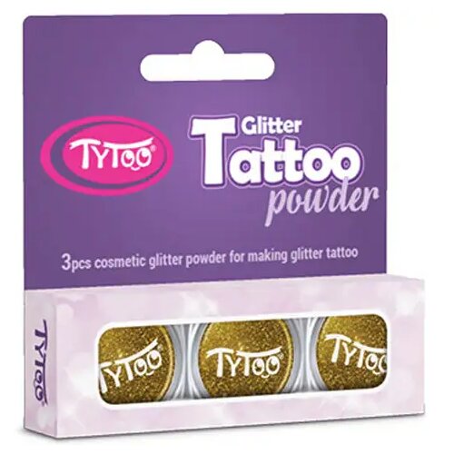 TyToo TyToo: 3x2,5ml komplet zlatih ble&scaron;čic v prahu Cene