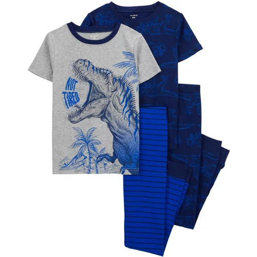 Carter's Pidžama set mornarsko plava / kraljevsko plava / siva melange