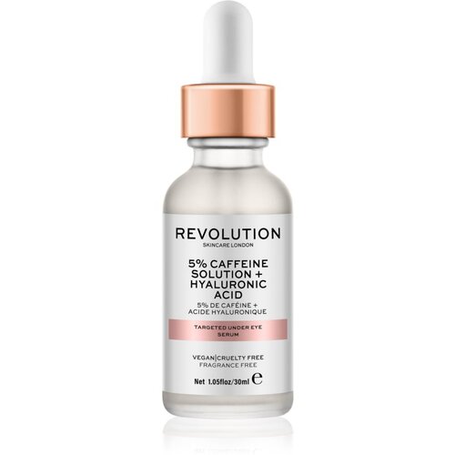 Revolution Skincare 5% Caffeine Solution + Hyaluronic Acid Targeted Under Eye serum za oči proti znakom utrujenosti 30 ml za ženske Slike