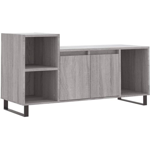 Maison Chic TV omarica - TV enota - Televizijska omarica siva sonoma 100x35x55 cm inženirski les, (21699967) Slike