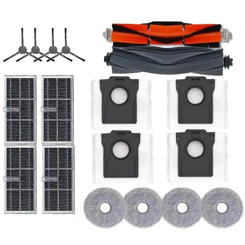 INORCO Za X30/X30 Pro Ultra robotski sesalnik Rezervni deli Glavni HEPA Filter Mop Krpo Vrečke za prah, (21854337) Slike