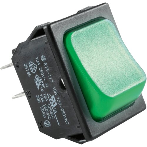 Home Prekidač, 250 V~, 10 A, 32 &amp;times; 26 mm, 2 položaja, STV 02, Zeleni Slike