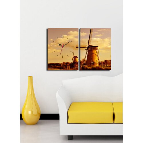 Wallity Zidni sat 2P3040CS-84, 64x40 cm, 2 dijela Cijene