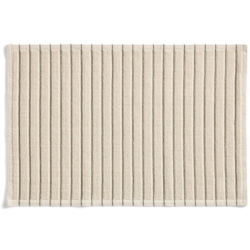 Kave Home Zelena/bež tekstilna kopalni&amp;scaron;ka preproga 50x80 cm Merade &amp;ndash; Slike