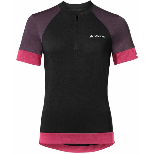 VAUDE Women's cycling jersey Altissimo Q-Zip Shirt Black 38 Cene