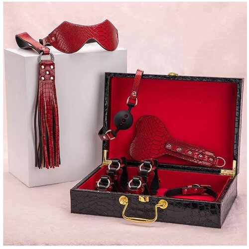 Luxury bondage set red AF1076 / 0127 Slike