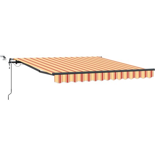 vidaXL Tkanina za tende s Žuta i narančasta 350 x 250 cm Poliester Cijene