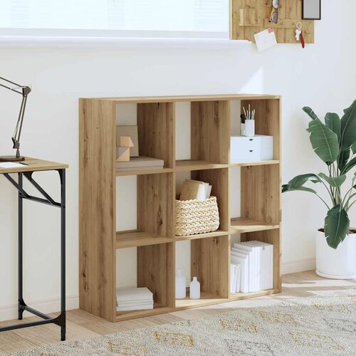  Regal za knjige boja artisian hrast 102x32x102 cm drveni Cijene