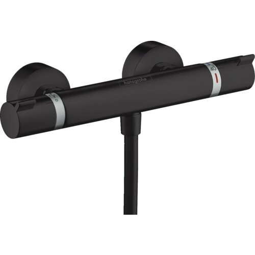 Hansgrohe termostatska armatura za tu&amp;scaron; Ecostat Comfort (13116670) - črna mat Slike