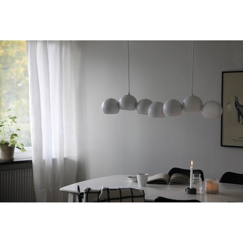 Marksl&amp;ouml;jd 108859 - Luster na sajli CUPOLO 7xE14/40W/230V bela Slike