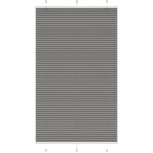 vidaXL Plisirana roleta antracit 120x200 cm širina tkanine 119,4 cm Cijene