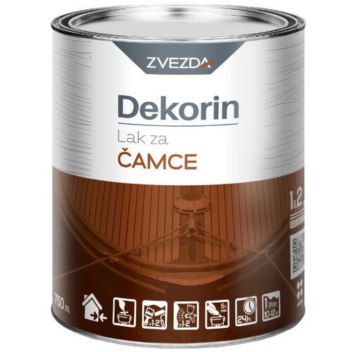 Zvezda dekorin lak za čamce 0,75l Slike