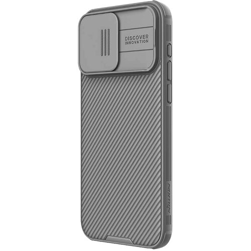 Nillkin Maska za iPhone 15 Pro titanijum CamShield Pro siva Cene
