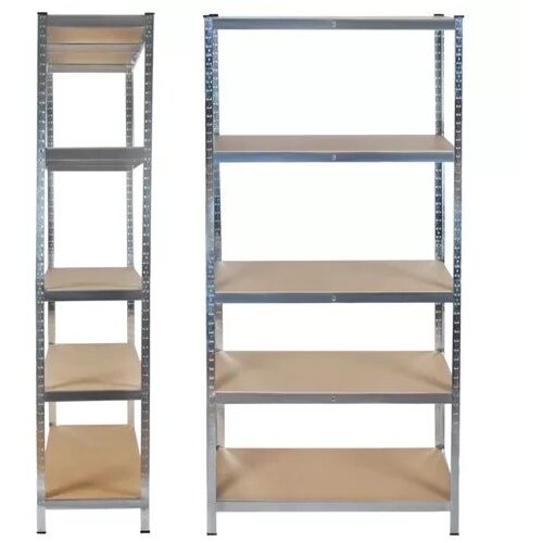 Malatec Kovinski skladi&amp;scaron;čni regal - 5 polic, 180 &amp;times; 90 &amp;times; 40 cm, do 875 kg Slike