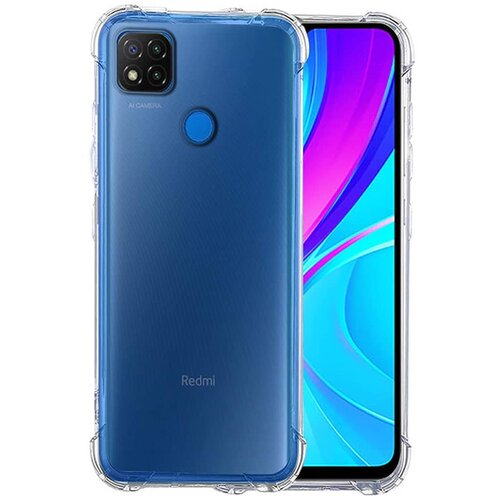 Techsuit Shockproof Clear Silicone prozoren ovitek, odporen na udarce, za Xiaomi Redmi 9C / Redmi 9C NFC Cene
