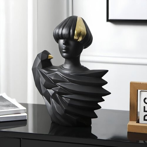 Aberto Design dekorativna figura CY0323, 30x24x11 cm, crna Slike