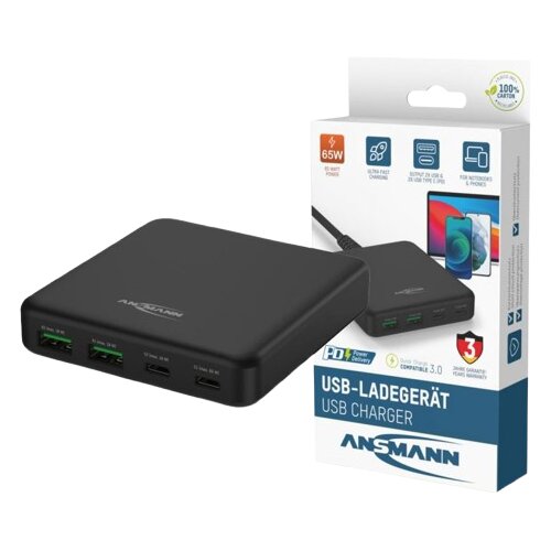 Ansmann Desktop punjač DC465PD, 65W Cene
