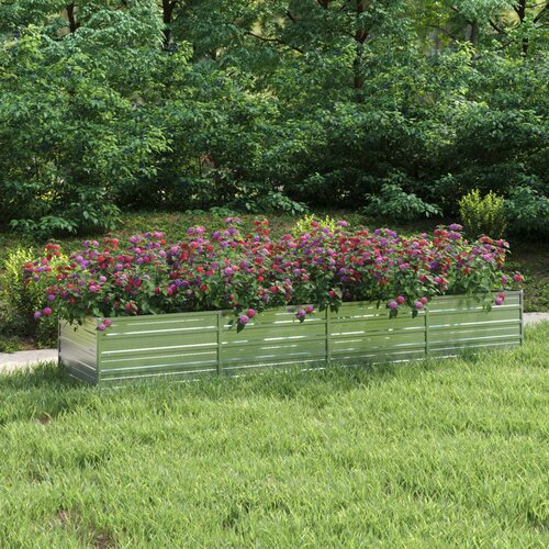 Furnova Visoka greda 320x80x45 cm pocinkano jeklo srebrna, (21920915) Cene