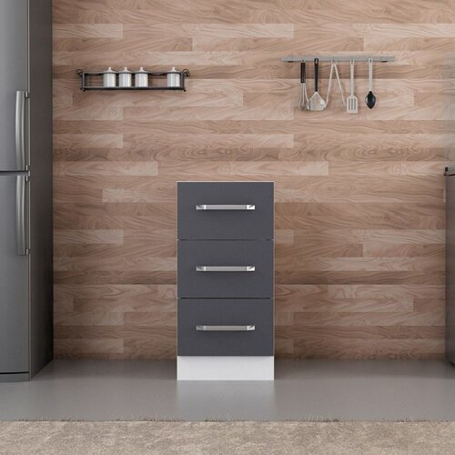 Hanah home kuhinjski element Minar 4155, 40 cm, beli / antracit Cene