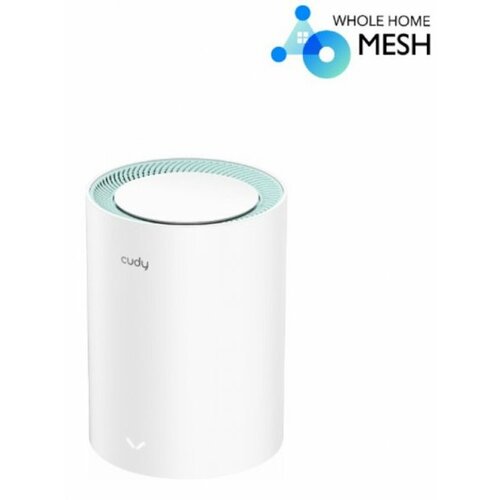 Cudy M1300 1-pack AC1200 Whole Home Wi-Fi Mesh System ruter Dual Band 2.4Ghz + 5Ghz Slike