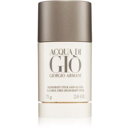 Giorgio Armani Acqua di Giò Pour Homme deodorant v stiku brez aluminija 75 ml za moške