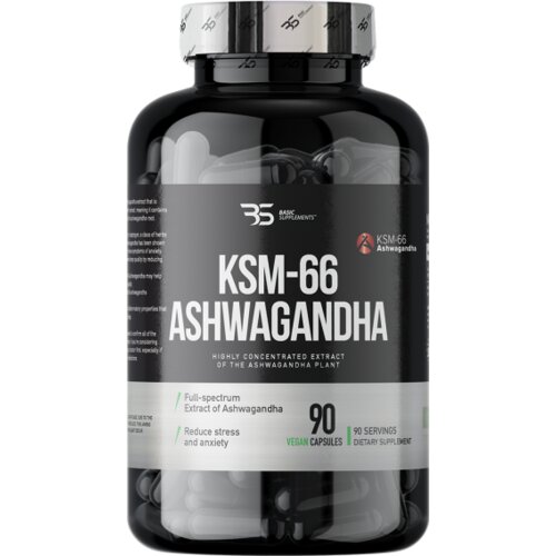 Basic Supplements ashwaganda KSM-66&amp;reg; 90 kaps - Slike