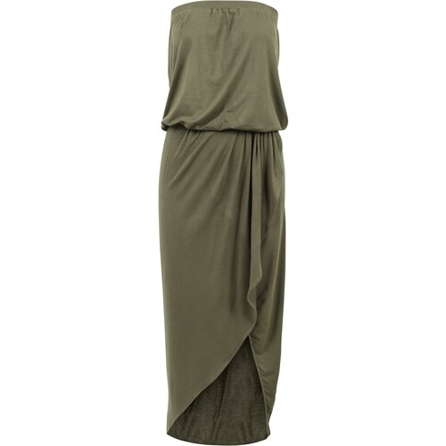 UC Ladies Women's Viscose Bandeau Dress Olive Slike