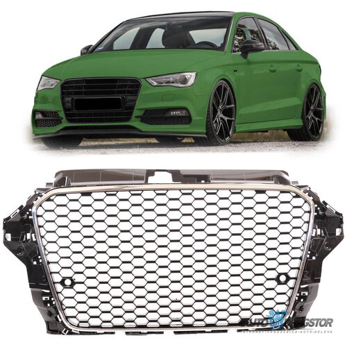  Audi A3 (8V) 2012-2016 maska hrom crna rs Cene