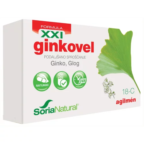 Soria Natural Ginkovel XXI, kapsule s podaljšanim sproščanjem