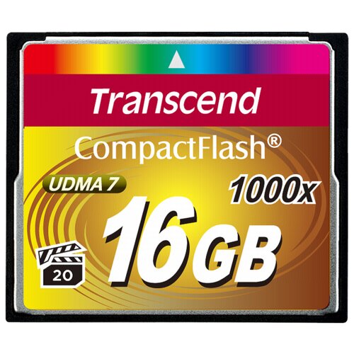 Transcend Compact Flash 16GB 1000x Slike