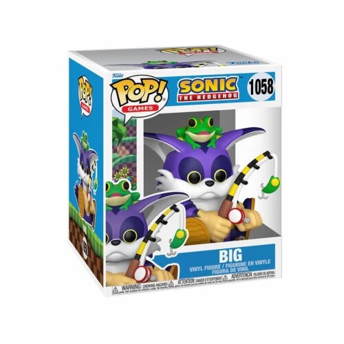 Funko POP! Super: Sonic - Big The Cat w/Froggy Slike