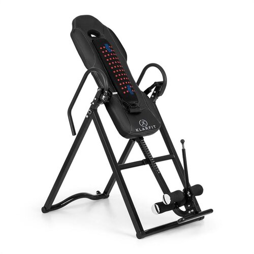 Klarfit Ease Delux, inverzijska, gravitacijska klupa za vježbanje, do 136 kg, 1,54-1,98 m, crna Cijene