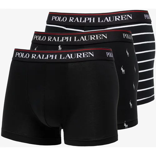 Polo Ralph Lauren Classics 3 Pack Trunks Black/ Black/ White/ Black