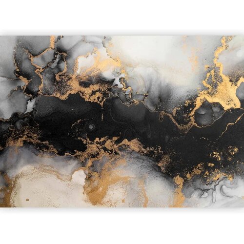  Foto tapeta - Gold Explosions - an Abstract Pattern Inspired by Marble 150x105 Premium Slike
