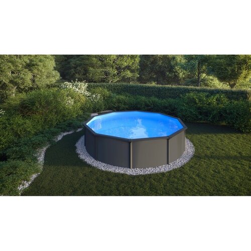PLANET POOL samostoječ bazen kit 460 vision antracit 460x120 cm 2087 Cene