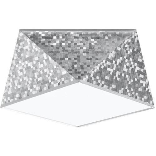 Nice Lamps Stropna svjetiljka u srebrnoj boji 25x25 cm Koma – Cijene