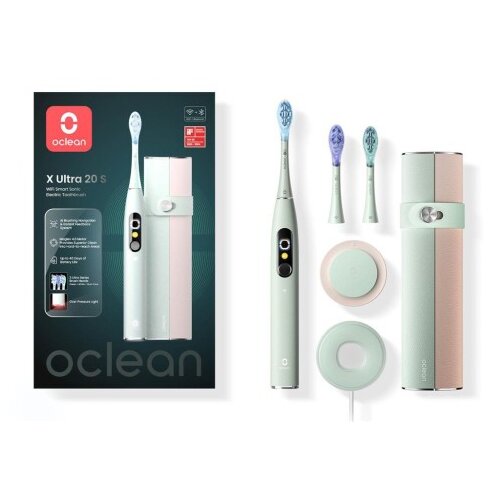 Oclean Električna zobna &scaron;četka X Ultra 20 Set Zelena, Sonični motor Cene