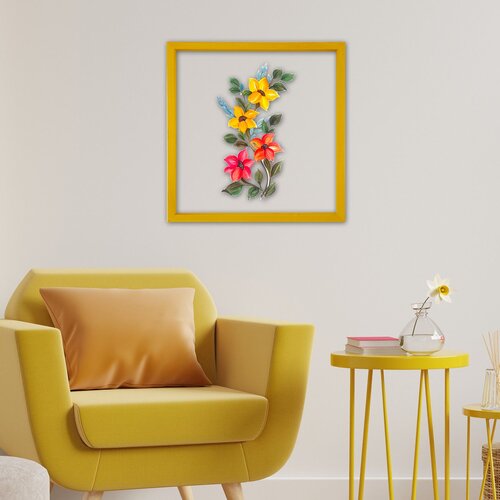 Wallity CAM178113 multicolor decorative framed painting Slike