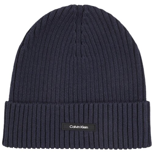 Nikka Kape CLASSIC COTTON RIB BEANIE K50K512362 Modra Slike