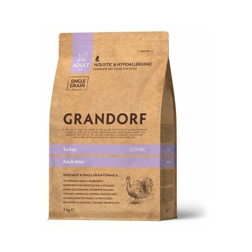 Grandorf Dog Adult Mini Ćuretina 3kg Cene