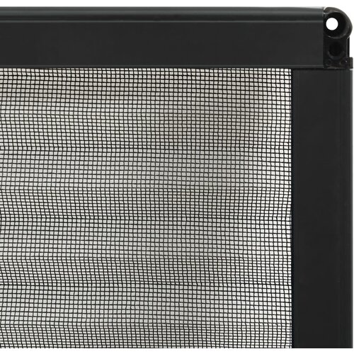  Zaslon protiv insekata za prozore antracit 80 x 160 cm aluminij Slike