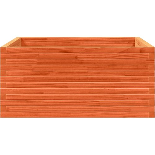  Vrtna sadilica vo&amp;scaron;tano smeđe boje 100x100x46 cm od borovine Slike